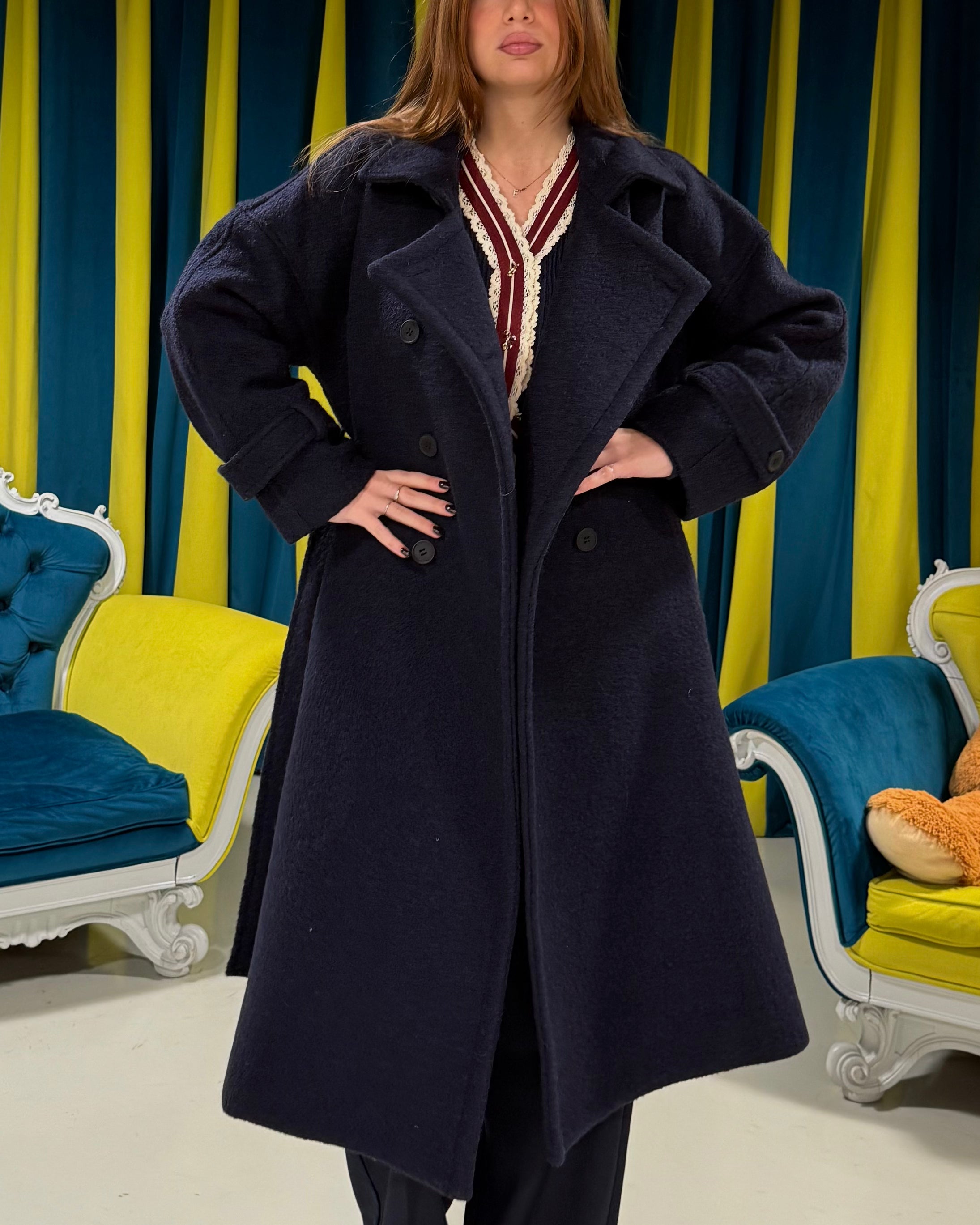 Cappotto blu