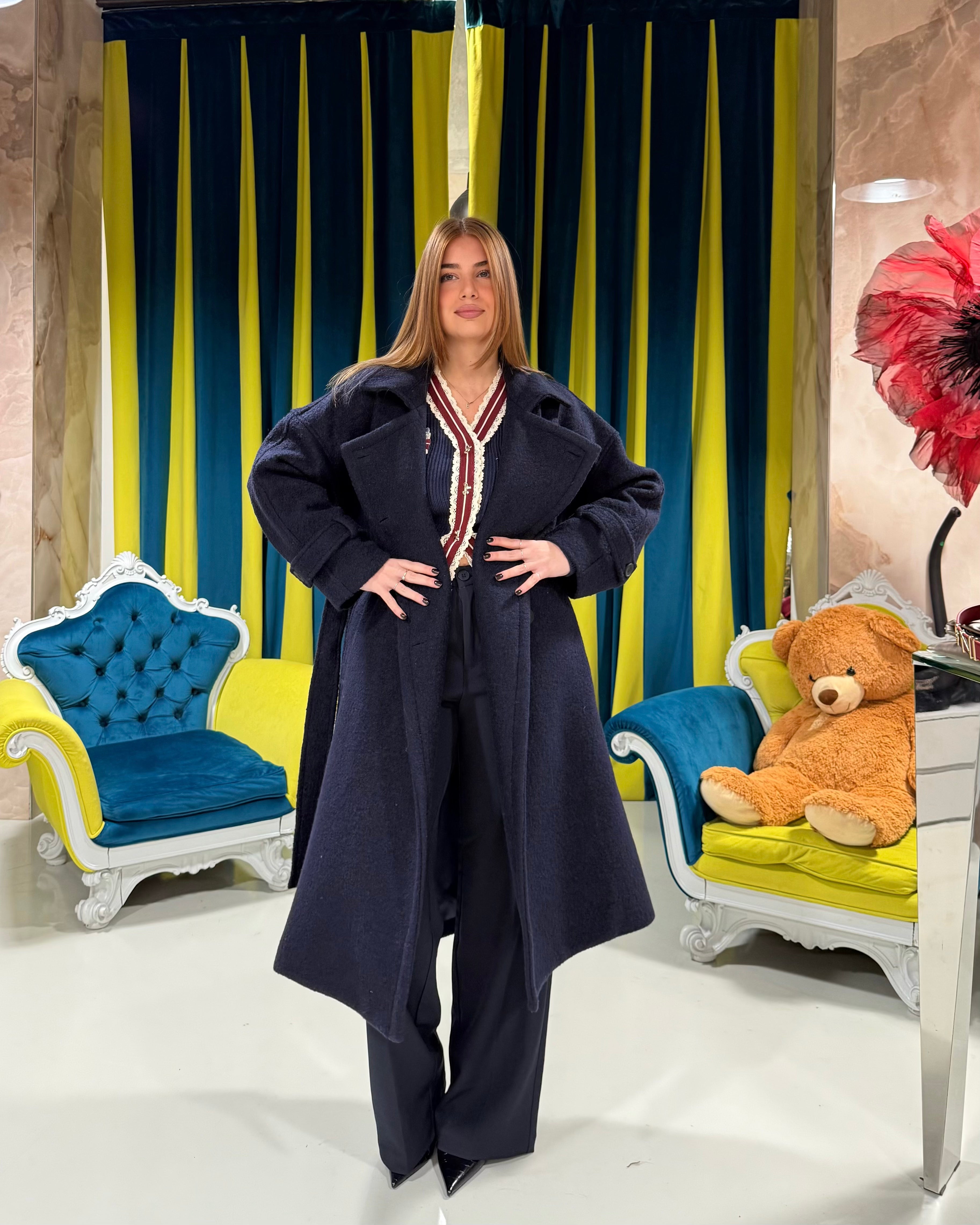 Cappotto blu
