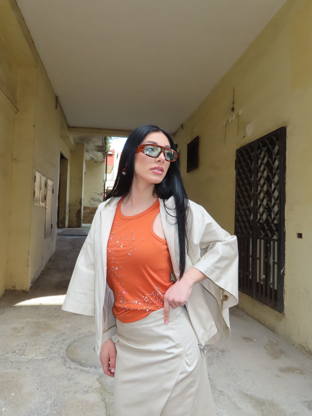 Canotta jijil pietre