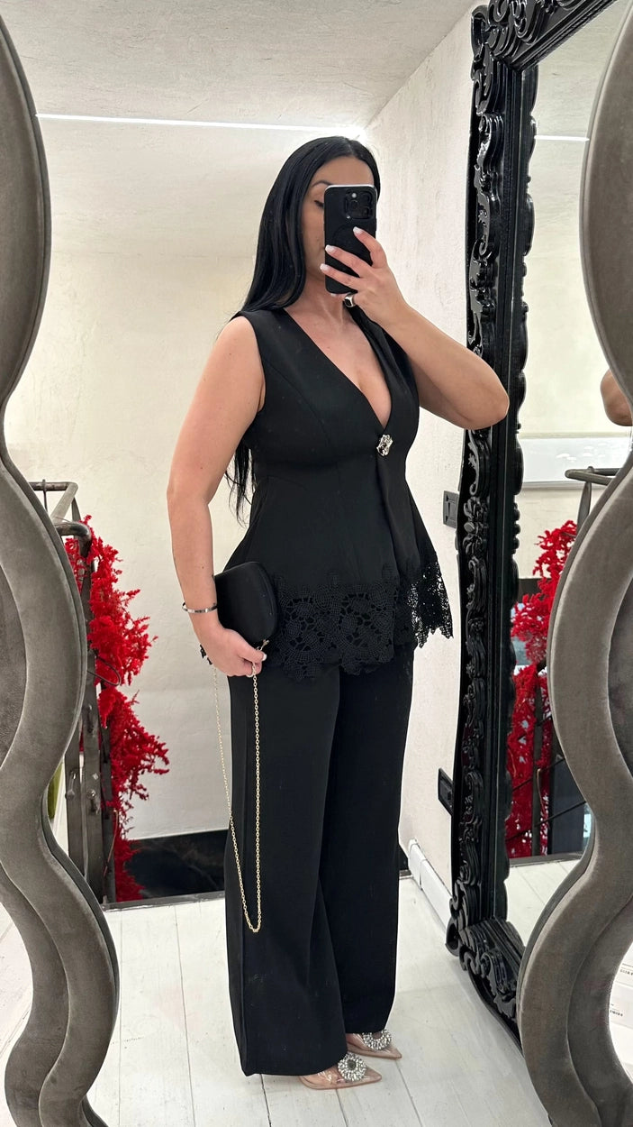 Tailleur blanca nero - THE SECRET LOFT