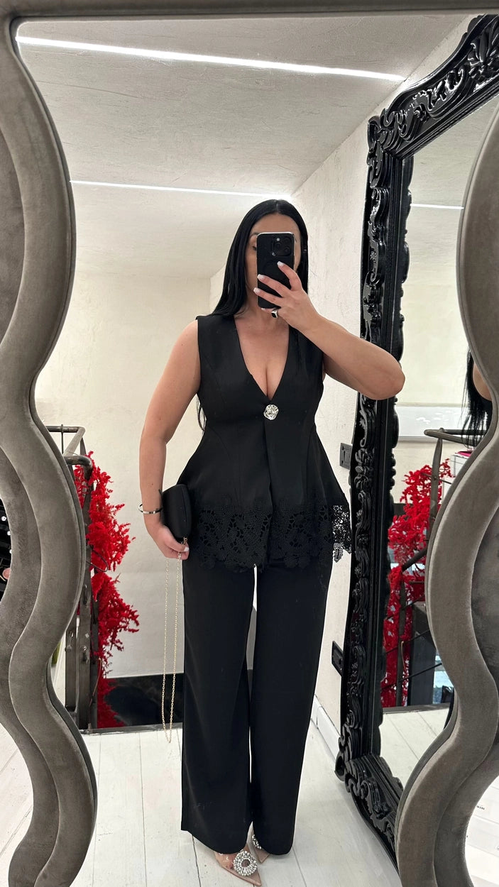 Tailleur blanca nero - THE SECRET LOFT