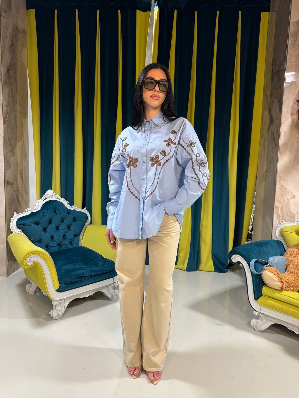 Camicia celeste