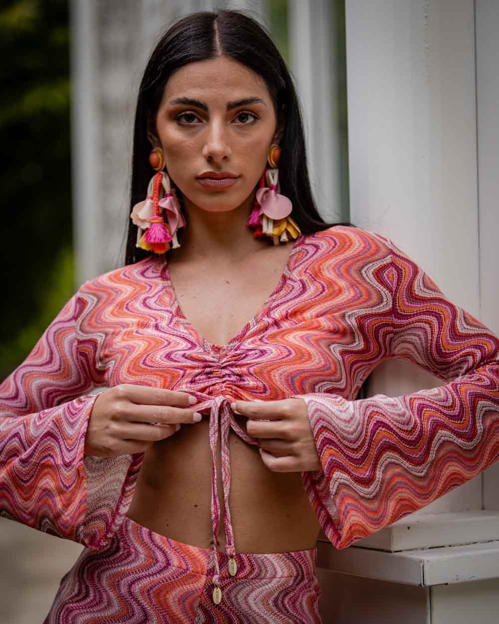 Crop top cotazur crochet