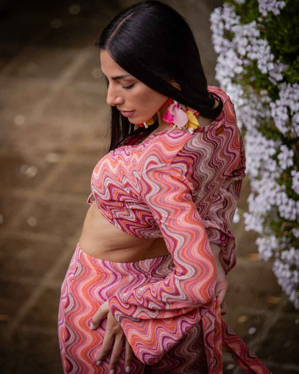 Crop top cotazur crochet