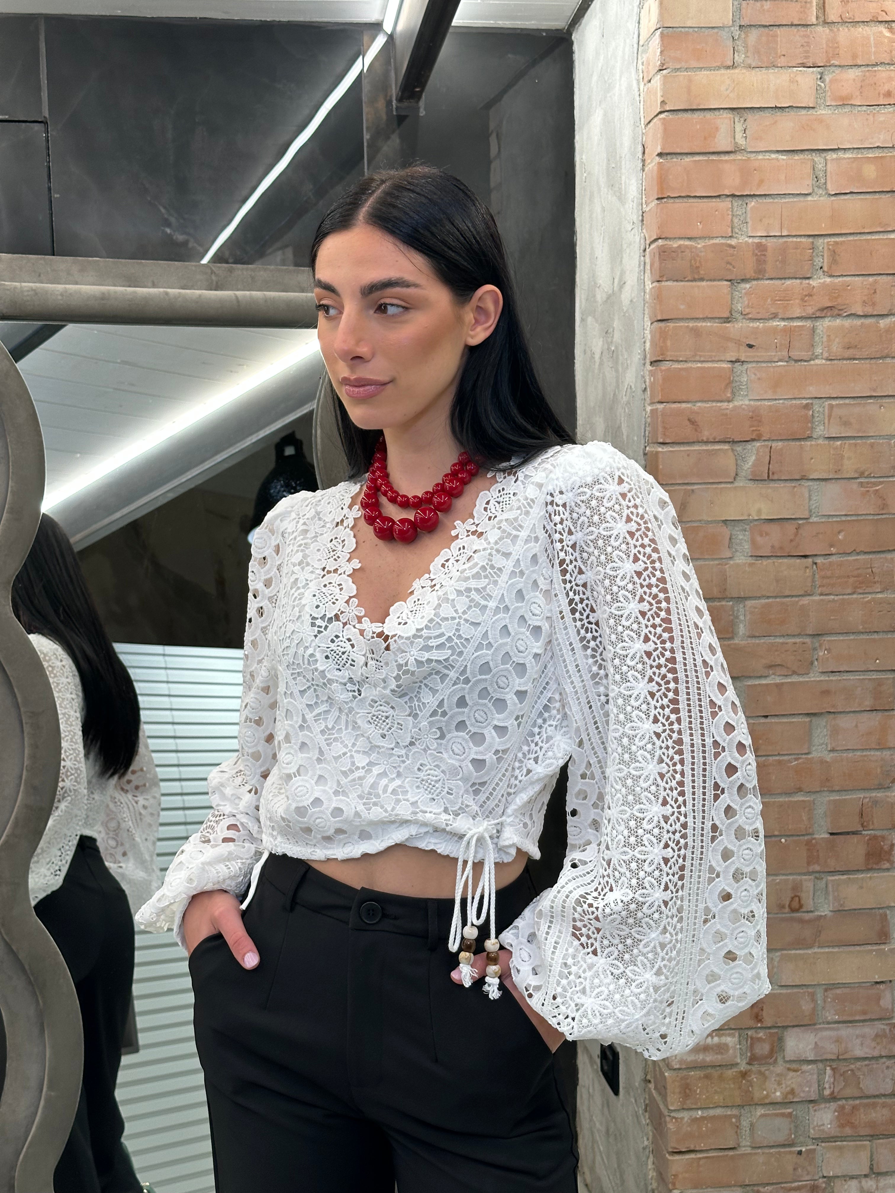 Camicia pizzo