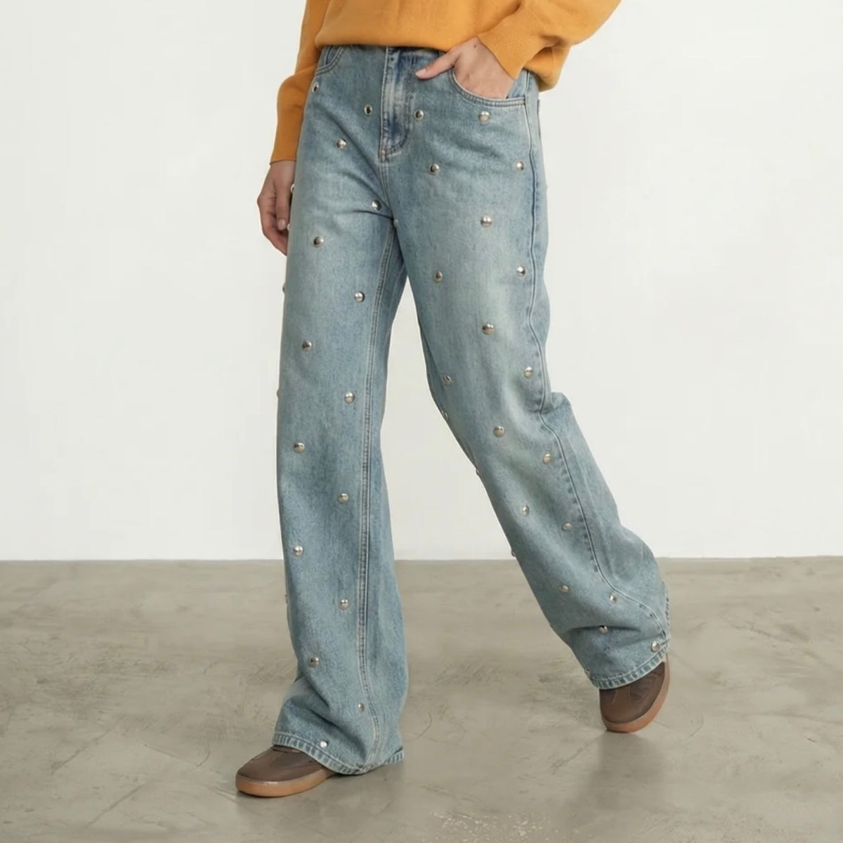 Jeans borchie jijil