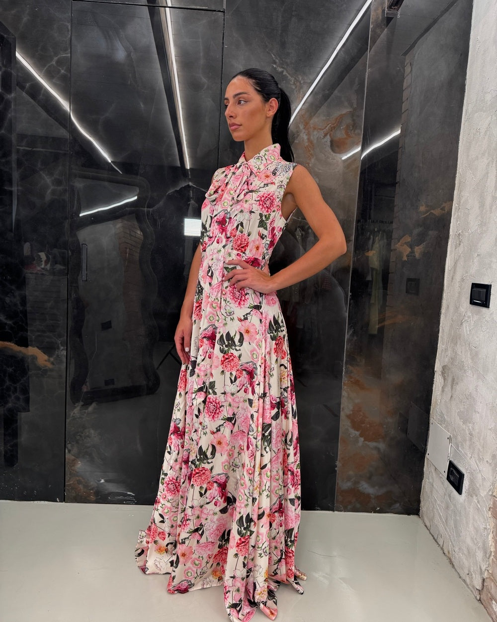 Abito lungo chemisier odietamo