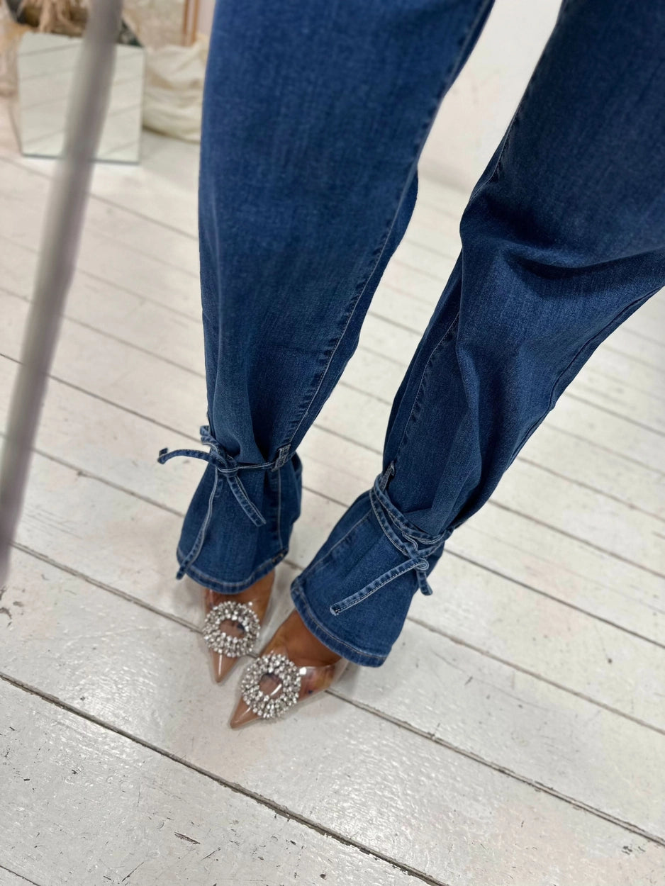 Jeans ELEH con laccio - THE SECRET LOFT