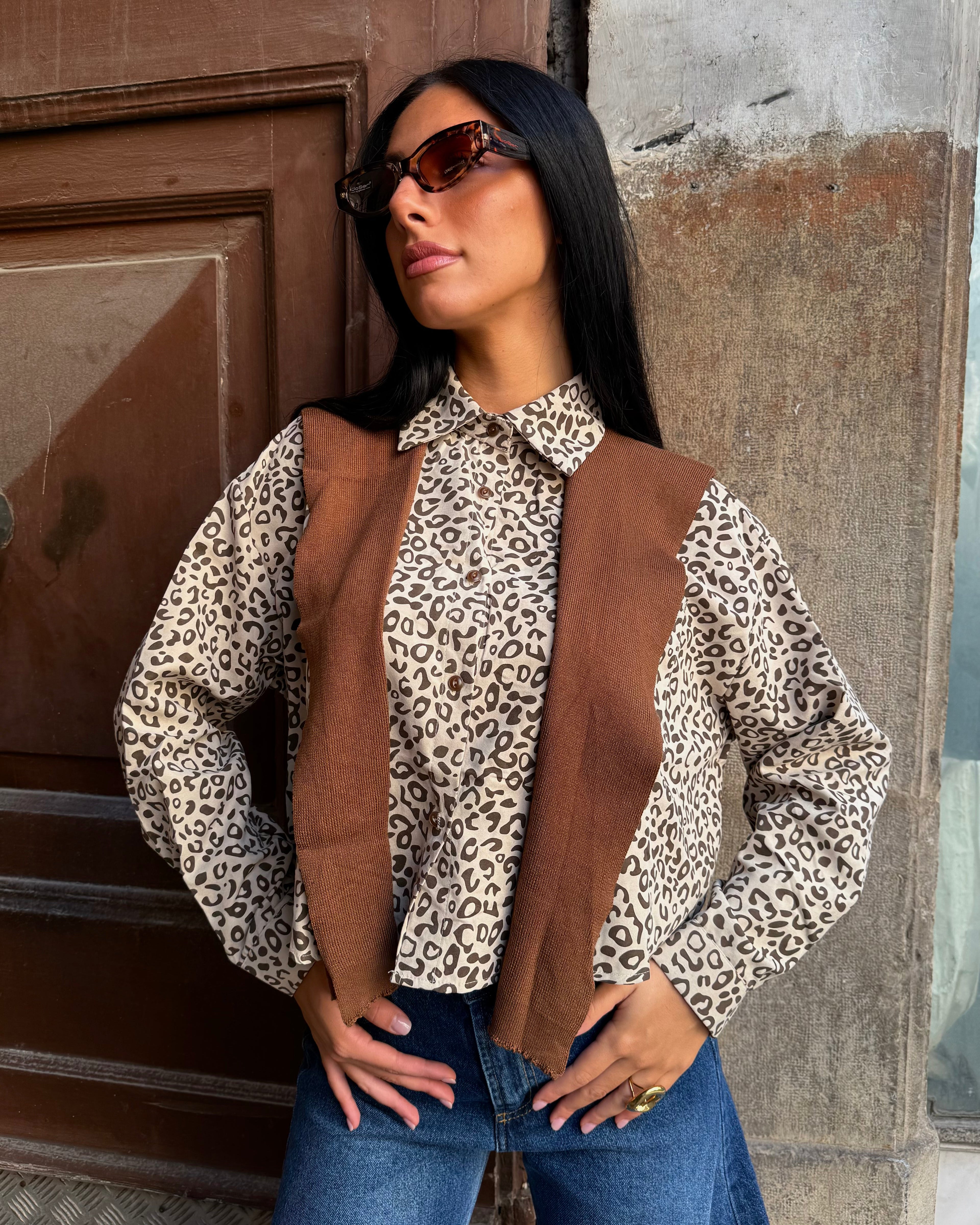 Camicia animalier