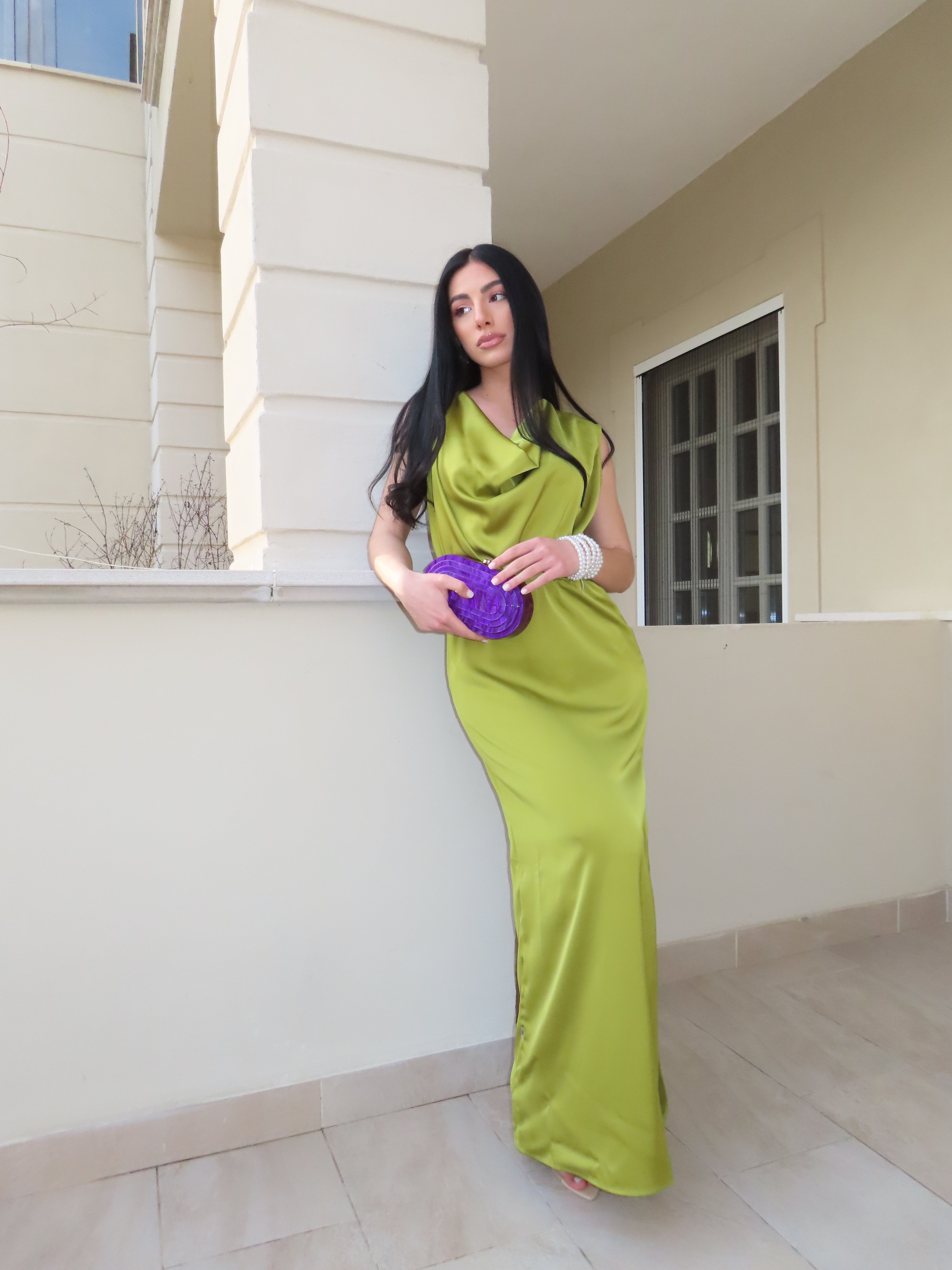 Abito verde jijil