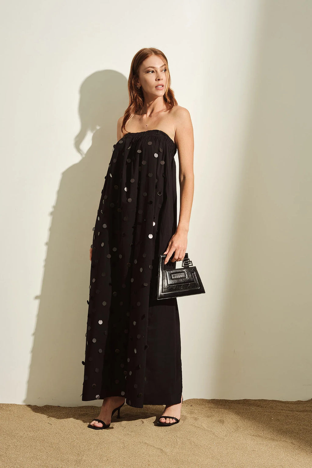 Abito maxi paillettes Jijil