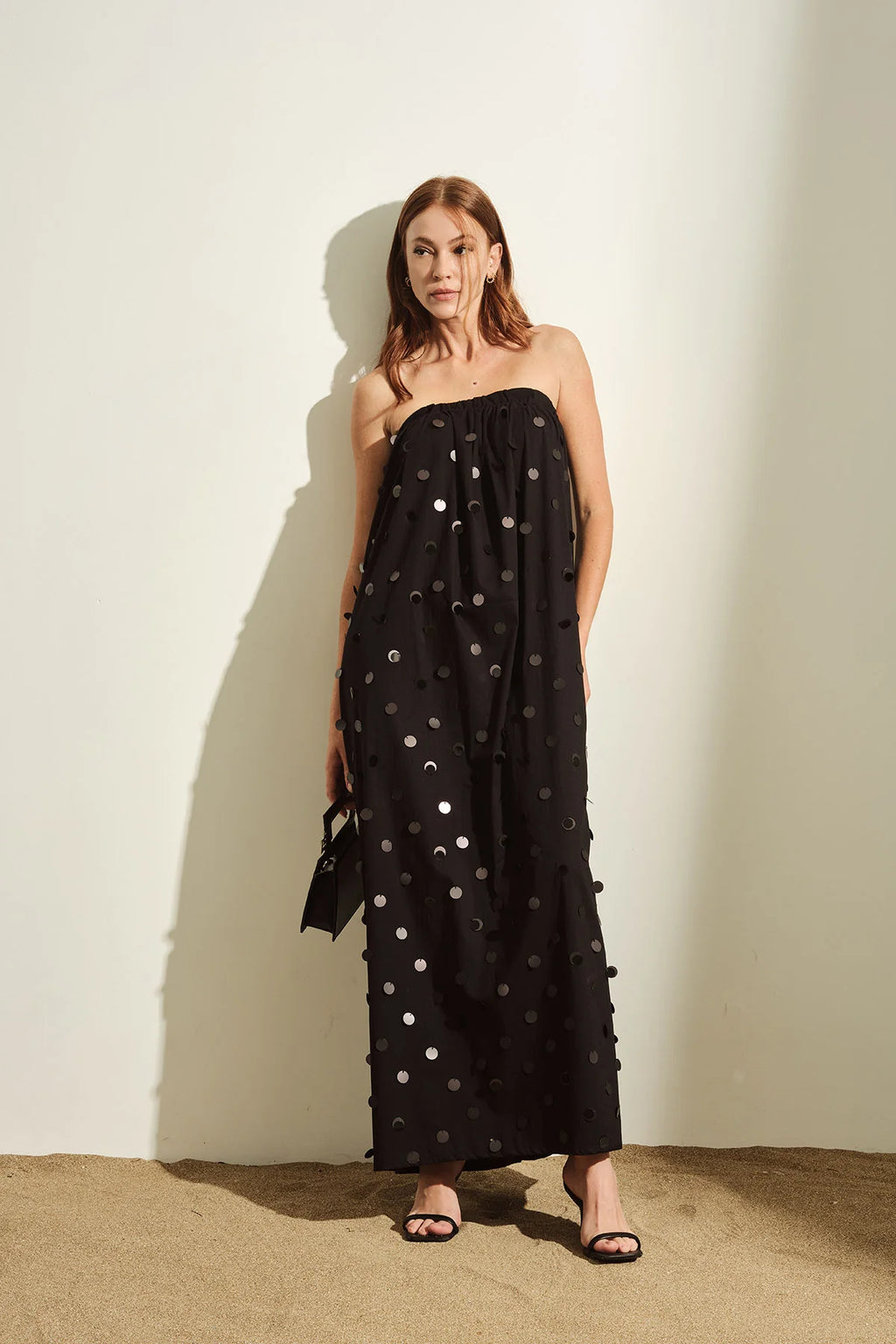 Abito maxi paillettes Jijil