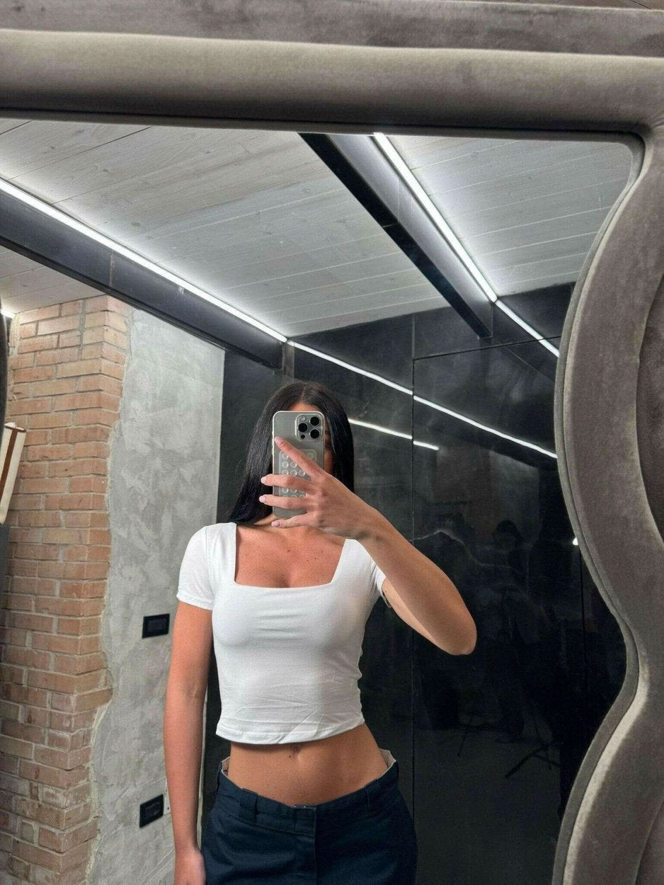 Maglia crop - THE SECRET LOFT