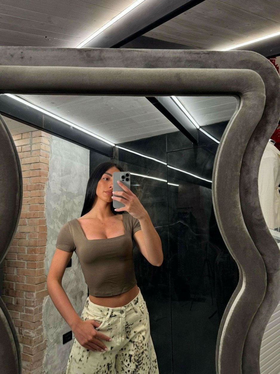 Maglia crop - THE SECRET LOFT