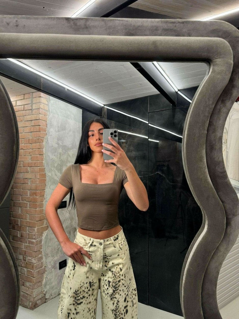 Maglia crop - THE SECRET LOFT