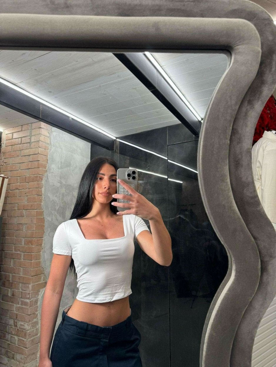 Maglia crop - THE SECRET LOFT