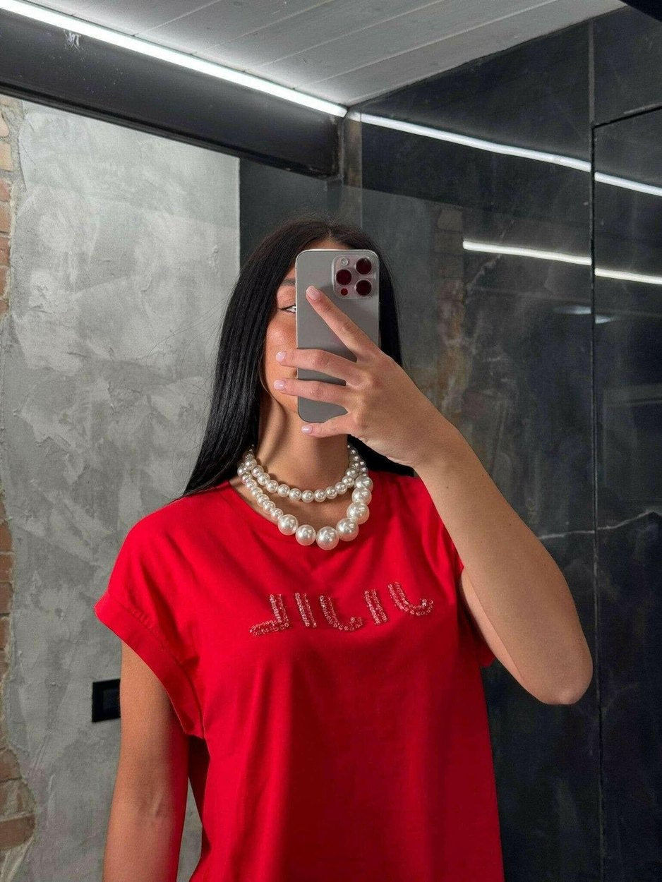 Maglia rossa Jijil - THE SECRET LOFT