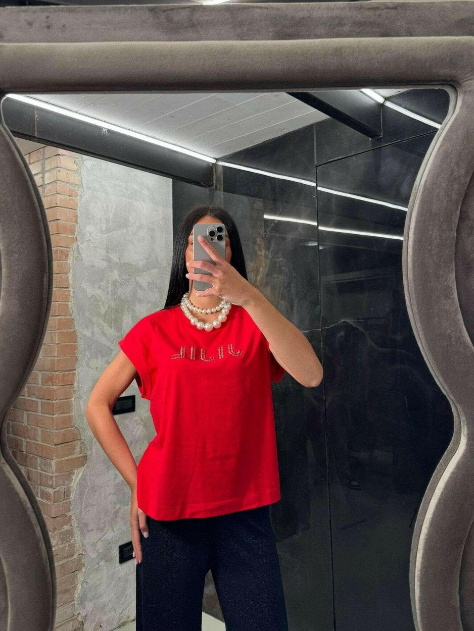 Maglia rossa Jijil - THE SECRET LOFT