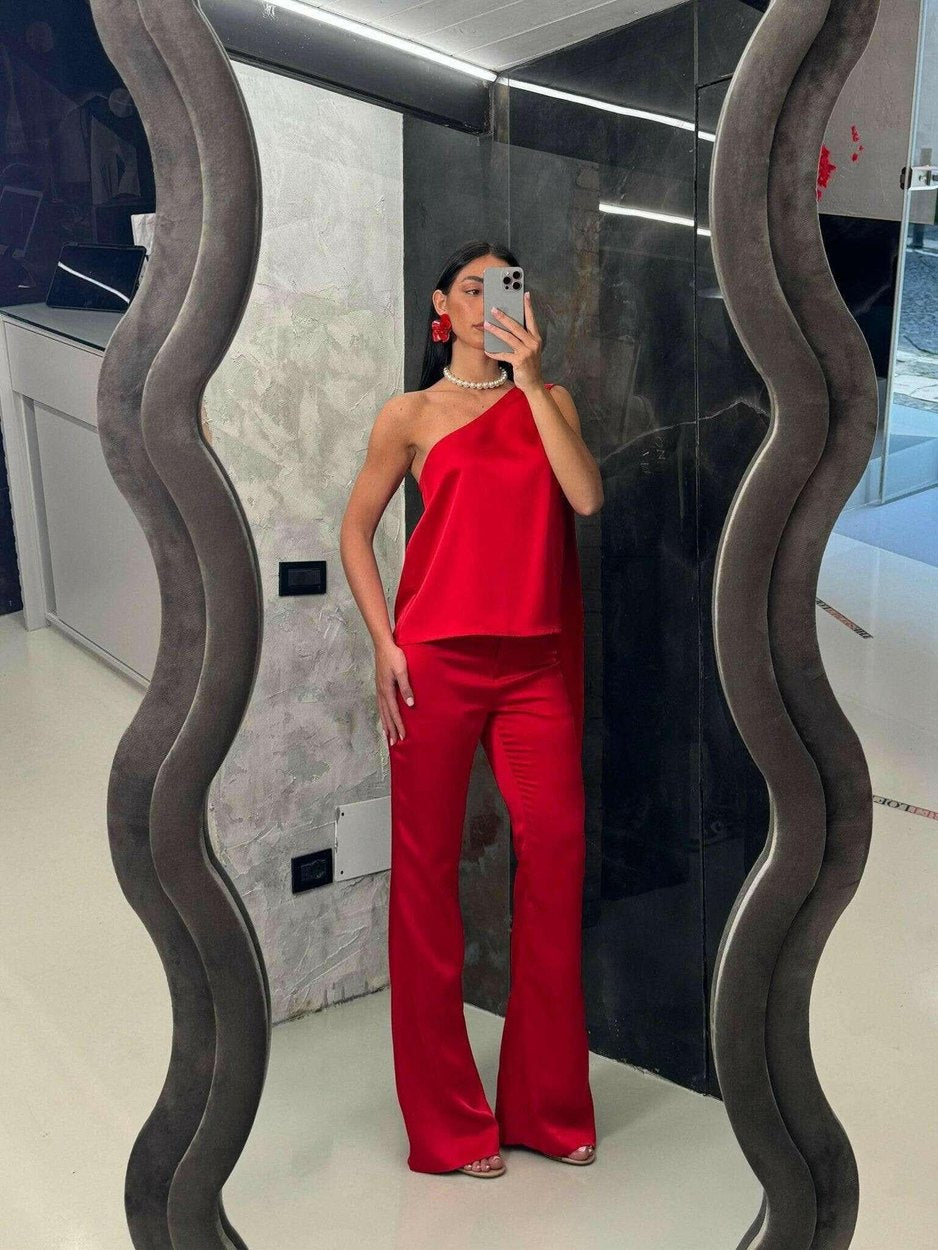 Pantalone rosso jijil - THE SECRET LOFT