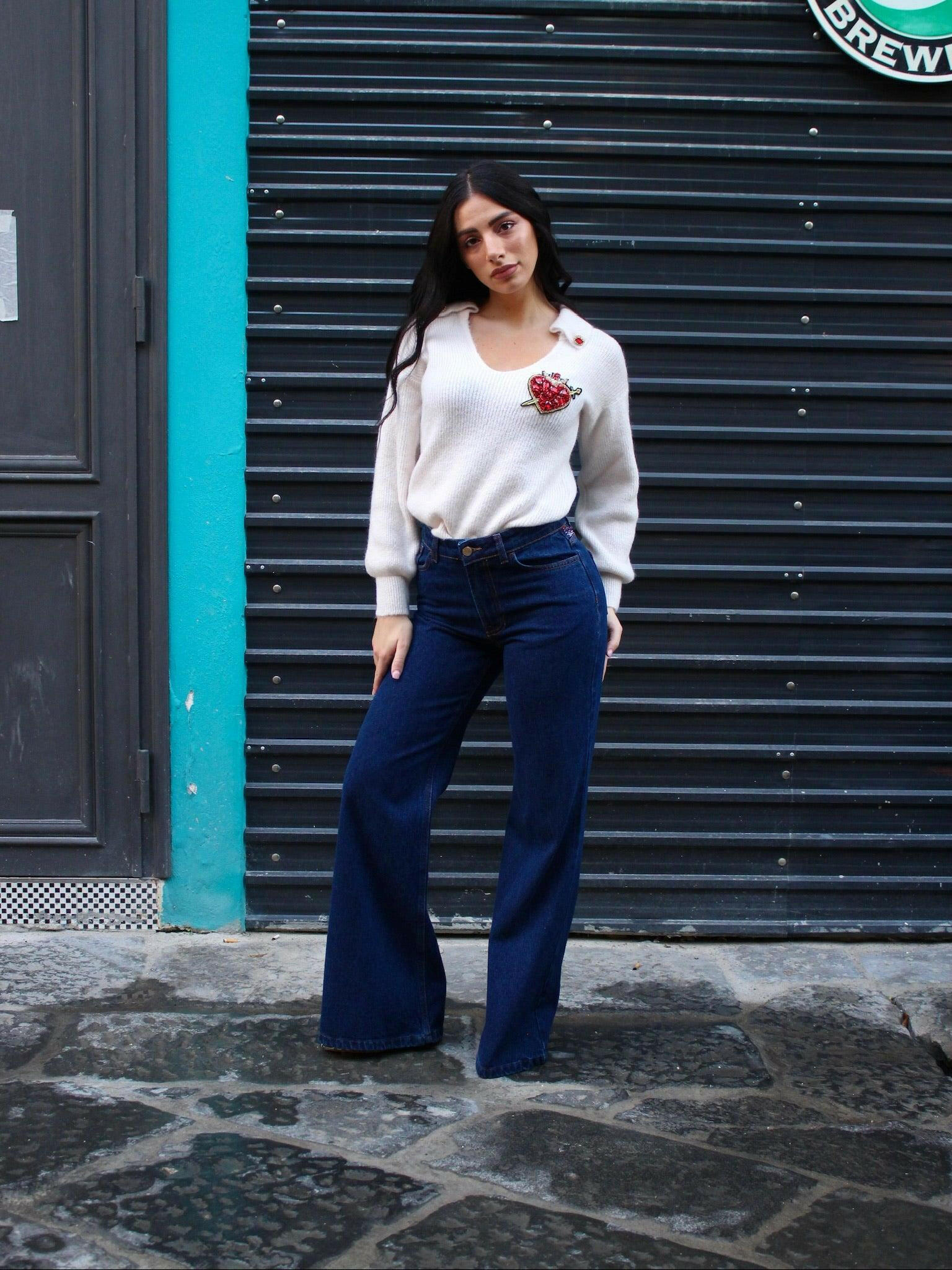 jeans arcobaleno Odi et Amo - THE SECRET LOFT