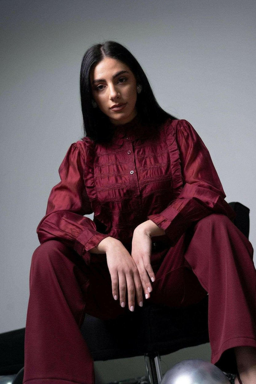 Camicia bordeaux - Camicia - THE SECRET LOFT