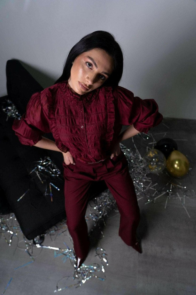 Camicia bordeaux - Camicia - THE SECRET LOFT