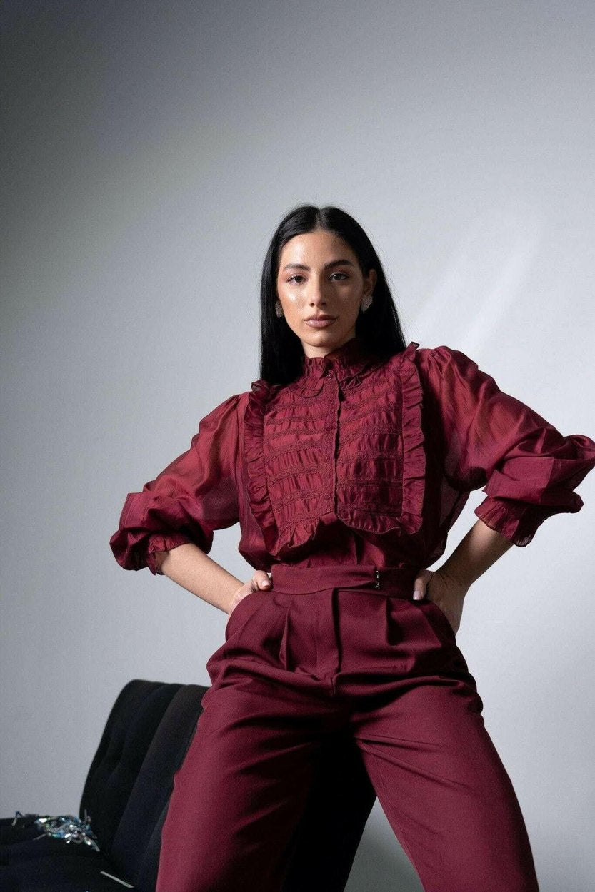 Camicia bordeaux - Camicia - THE SECRET LOFT