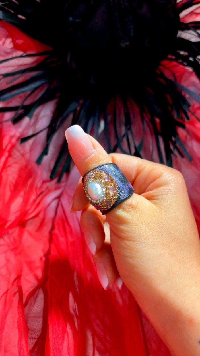 Anello animalier con gioiello - THE SECRET LOFT