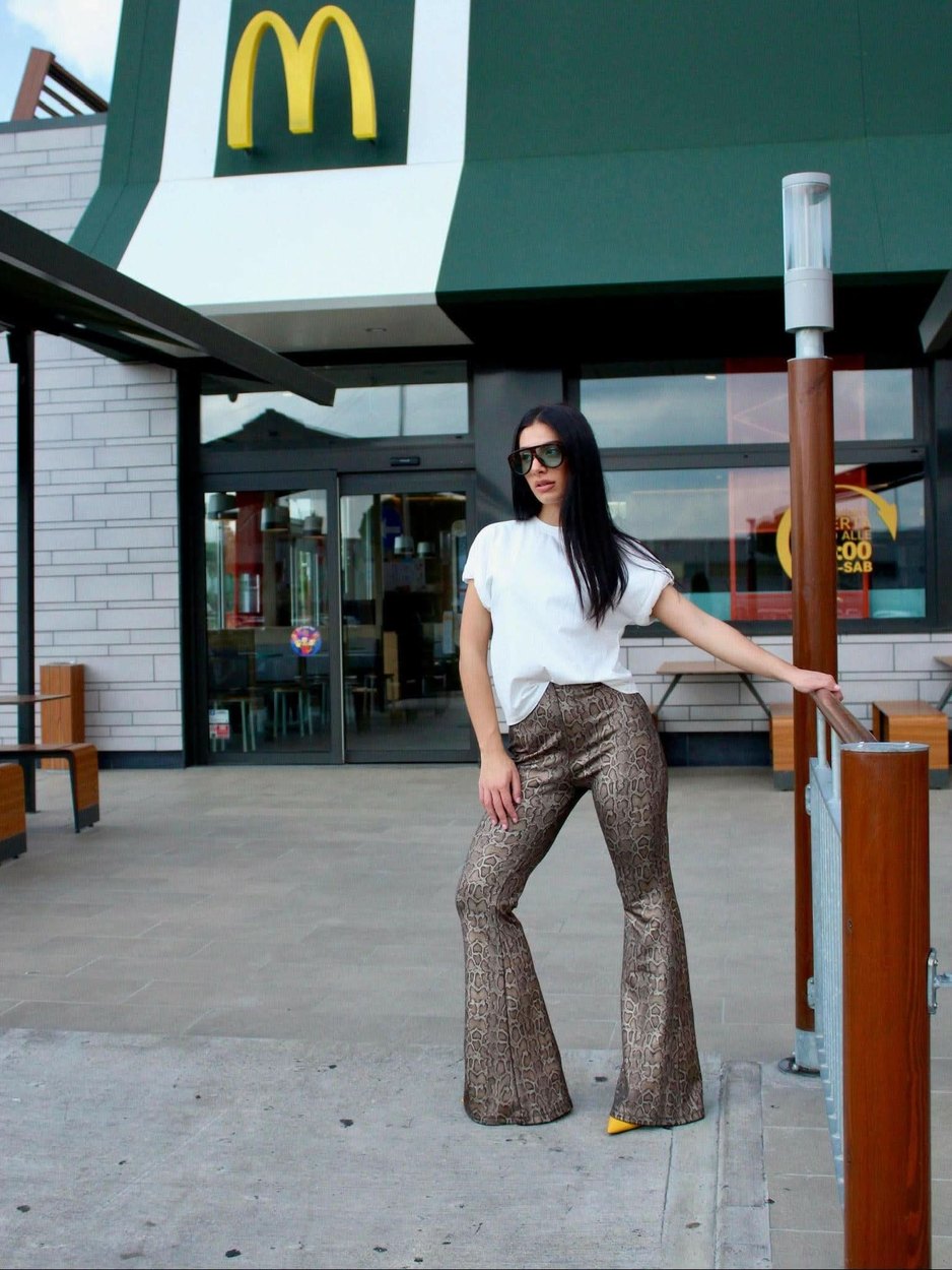 Pantalone a zampa Eleh - pantalone - THE SECRET LOFT