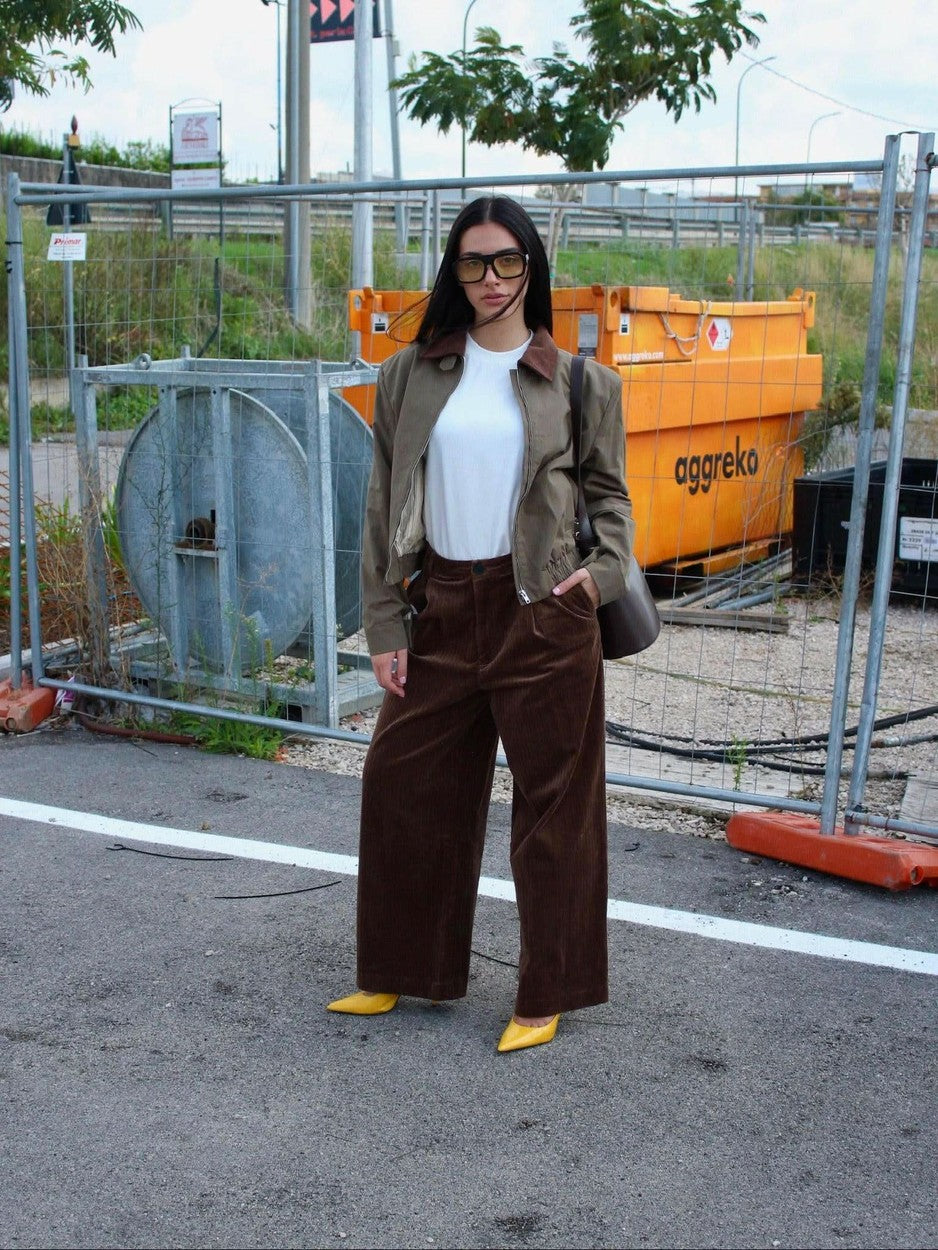 Pantalone costine Eleh - pantalone - THE SECRET LOFT