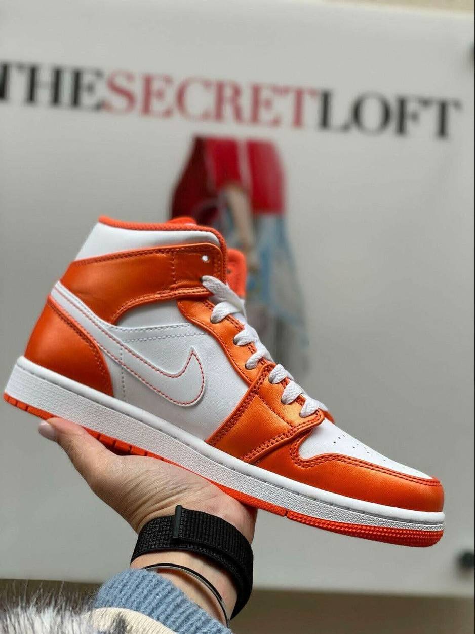 Air Jordan 1 mid orange - THE SECRET LOFT