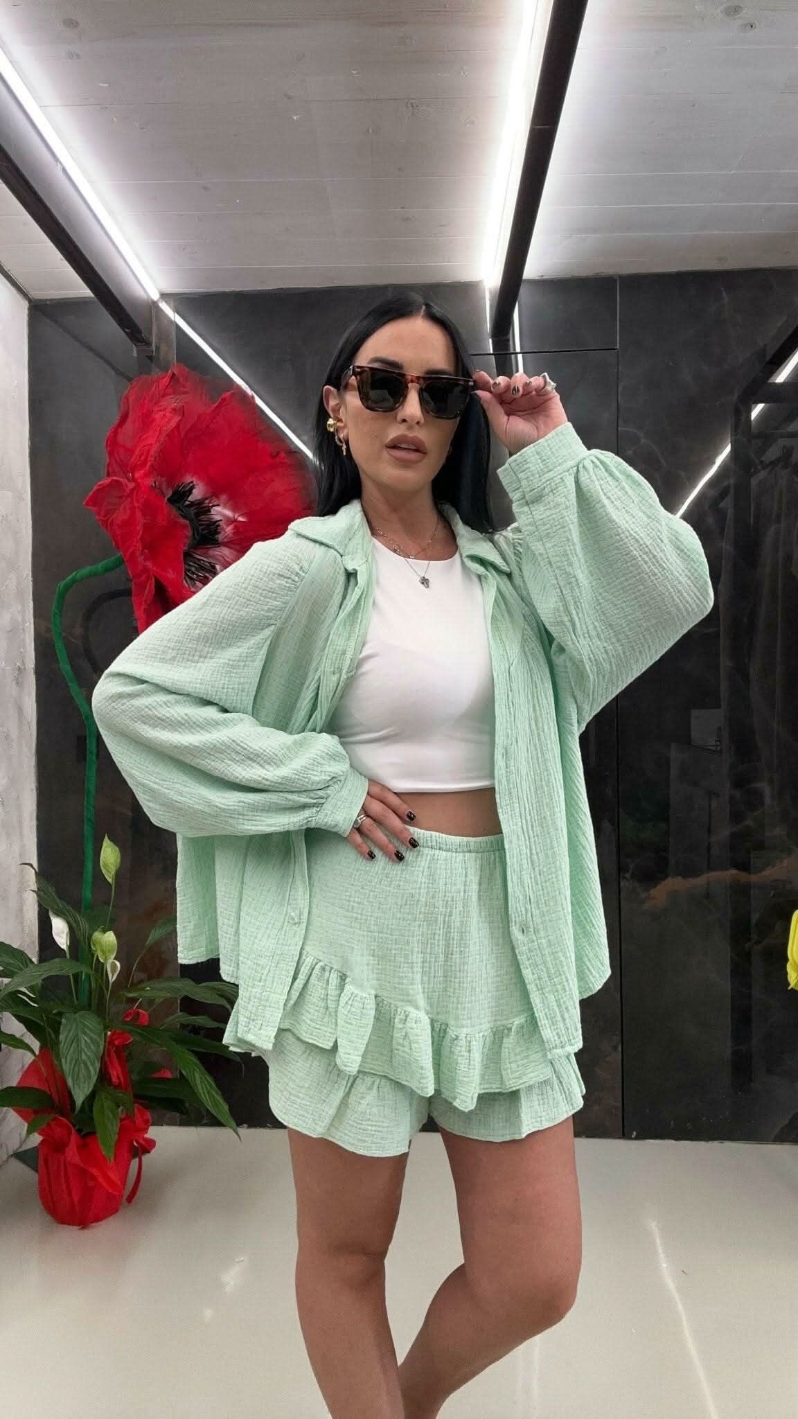 Coordinato verde menta - THE SECRET LOFT